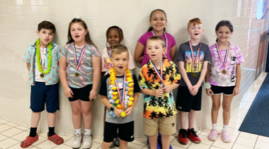 K-5 students receive most improved recognition 