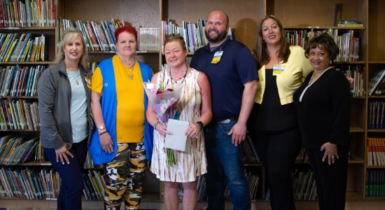 Walmart Celebrates Clara Barton Teacher, Betsy Buchleitner