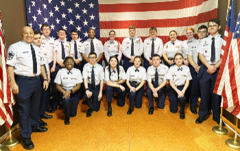 A pictures of AFJROTC members