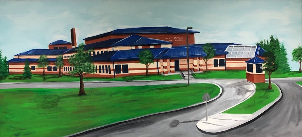 Painting of High School